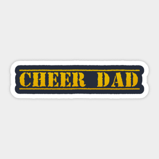 cheer dad Sticker